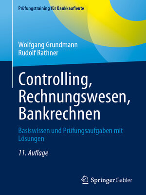 cover image of Controlling, Rechnungswesen, Bankrechnen